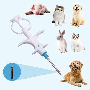 TAEING Pet Microchips, 134.2khz Pet Cats Dogs Microchips Implant Kit for Veterinary Management (1, 2.12x12mm) - Image 7