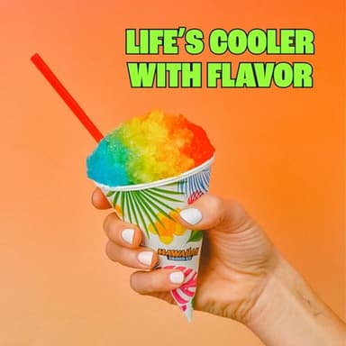 Hawaiian Shaved Ice S777 Snow Cone and Shaved Ice Machine with Blade Adjustment Knob and 5 Reusable Plastic Ice Mold Cups. Great for Granitas, Seltzers, Italian Soda and More 120V, Matte Black - Image 3