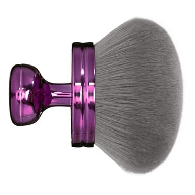 Blend & Blur Extra Large Body Makeup Brush for Self Tanner,Leg Makeup & Bronzer Self Tan Applicator, 3.2inch Wide Round Head Kabuki Brush For Application with Drawstring Bag (Purple) - Image 1