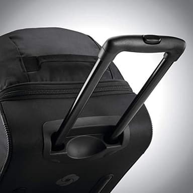 Samsonite Andante 2 Wheeled Duffel Bag – 32-Inch Durable Rolling Luggage with Inline Skate Wheels, Push-Button Handle & Spacious Compartments – Travel-Friendly and Lightweight - All Black - Image 6