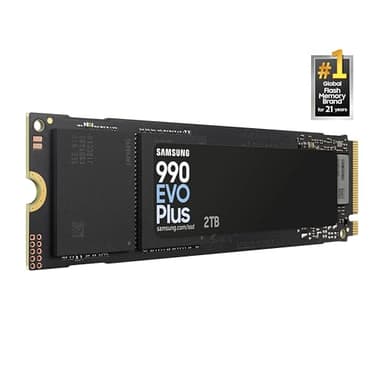 Samsung 990 EVO Plus SSD 2TB, PCIe Gen 4x4, Gen 5x2 M.2 2280, Speeds Up-to 7,250 MB/s, Upgrade Storage for PC/Laptops, HMB Technology and Intelligent Turbowrite 2.0, (MZ-V9S2T0B/AM) - Image 2