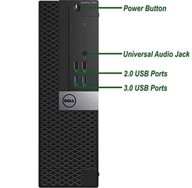 Dell Optiplex 7040 Business SFF Computer Small Tower PC (Intel Core i5-6500, 16GB Ram, 256GB SSD, DVD-ROM, WiFi) Windows 11 Pro (Renewed) - Image 2