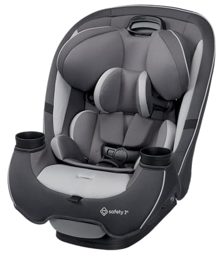 Safety 1st Grow and Go All-in-One Slim Convertible Car Seat, Rear Facing, 5-40 lbs, Forward Facing (30–65 lbs), High Back Booster Seat 40-100 pounds, Iron Frost - Image 1