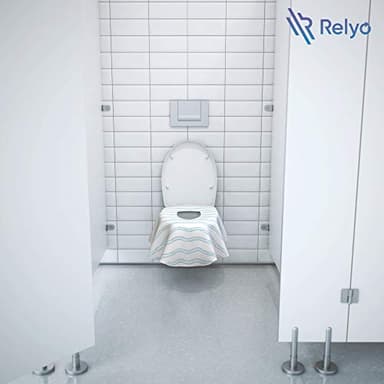 Toilet Seat Covers Disposable - 20 Pack - Waterproof, Ideal for Kids and Adults – Extra Large, Individually Wrapped for Travel, Toddlers Potty Training in Public Restrooms (Waves, 20) - Image 7