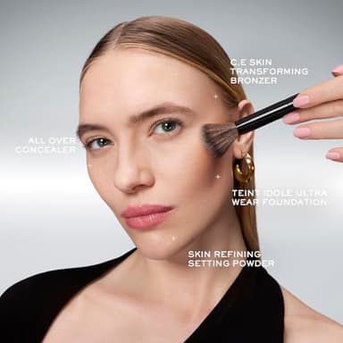 Lancôme Teint Idole Ultra Wear Natural Matte Foundation- Longwear, Medium-Full Coverage, Natural Finish, Waterproof & Hydrating - 250W (Light to Medium Skin with Warm/Peachy Undertones), 1 Fl Oz - Image 7