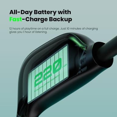 Hitarah Bone Conduction Headphones,Bluetooth V6.0 Open Ear Headphones with Mic,Bone Conduction Earbuds 12Hrs Playtime,IPX5 Waterproof Sport Headphone for Running - Image 4