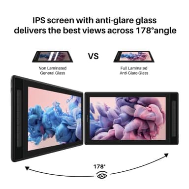 HUION KAMVAS Pro 16 2.5K QHD Drawing Tablet with Screen QLED Full-Laminated Graphics Tablet with Battery-Free Pen, 15.8-inch Digital Art Tablet Compatible with Mac, PC, Android & Linux - Image 3