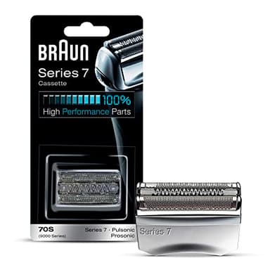 Braun Series 7 70S Electric Shaver Head Replacement Cassette – Silver - Image 1