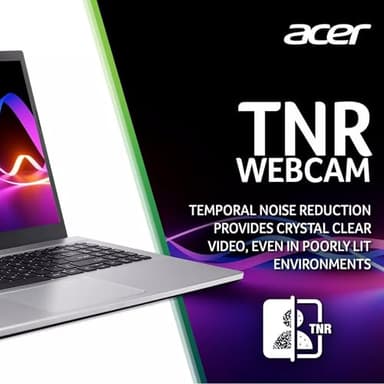 acer Aspire Premium Slim Laptop - 15.6" Full HD IPS 1080P Display - AMD Ryzen 3 7330U Quad-Core Processor - 16GB RAM - 256GB NVMe SSD - Webcam - Wi-Fi 6 - Windows 11 Pro - W/O Mouse - Image 3