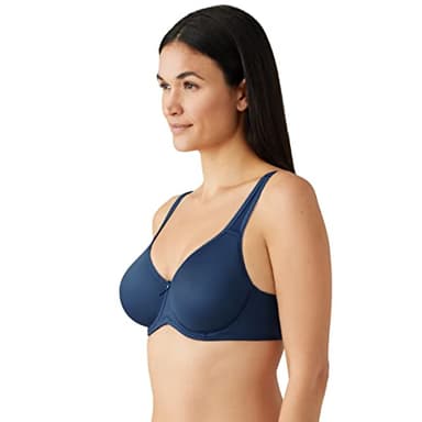 Wacoal Women's Basic Beauty Lightly Padded Underwire Full Coverage T-Shirt Bra, 853192, Sargasso SEASEA, 42DDD - Image 2