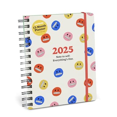 Em & Friends Everything's Fine 13-Month Planner: Jan. 2025 - Jan. 2025 - Image 1