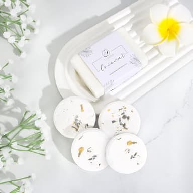 EXTALOW Spa Gifts for Women Bath and Body Gift Basket Mothers Day Gifts Coconut Lavender Home Spa Set Self Care Gift for Mom Sister Her Wife Birthday Gifts Spa Kit Care Package Thank You Gift - Image 4