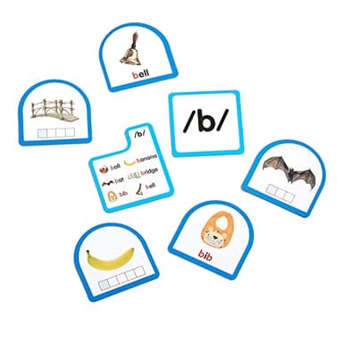hand2mind Sort That Sound! Activity Set​, Phonemic Awareness, ESL Teaching Materials, Science of Reading Manipulatives, Letter Sounds for Kindergarten, Speech Therapy Tools, Phonics Flash Cards - Image 6