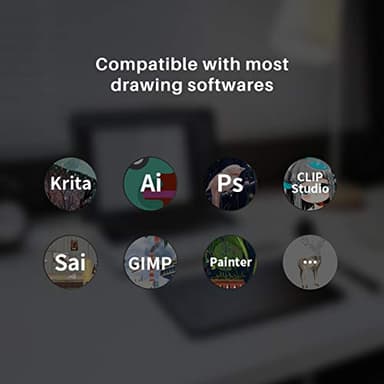 HUION Inspiroy H640P Drawing Tablet, 6x4 inch Digital Art with Battery-Free Stylus, 8192 Pen Pressure, 6 Hot Keys, Graphics Tablet for Drawing, Writing, Design, Teaching, Work with Mac, PC & Mobile - Image 9