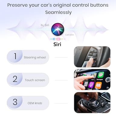 Wireless CarPlay Adapter for iPhone, Convert Wired to Wireless Apple CarPlay Adapter, Mini Size with Extension Cable USB & USB-C/Type-C, Stable Control & No Delay, Black - Image 6