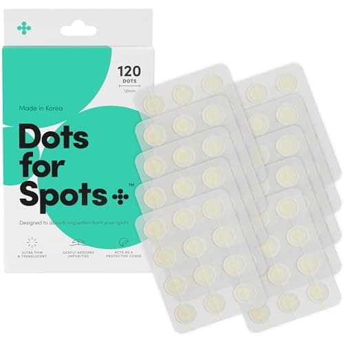 Dots for Spots Pimple Patches For Face - Fast Acting, Translucent Hydrocolloid Zit Patches that Unclog Pores - Korean Skincare - Vegan, Cruelty Free - (120 count) - Image 1