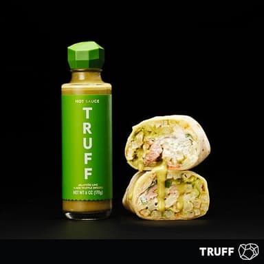 TRUFF Jalapeño Lime Hot Sauce, Gourmet Hot Sauce with Black Winter Truffles, Green Jalapeño Peppers, Black Truffle Oil, Unique Flavor Experience in a Bottle, 6 oz. - Image 5
