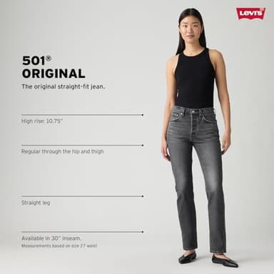 Levi's Women's Premium 501 Original Fit Jean, Gold Digging-Dark Indigo, 29 - Image 4
