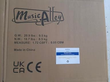 Music Alley 3 Piece Kids Drum Set with Throne, Cymbal, Pedal & Drumsticks, Blue, (DBJK02) - Image 9