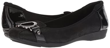 AK Anne Klein Sport Women's Umeko ballet flat Shoe, black/multi fabric, 9.5 M US - Image 7