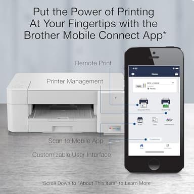 Brother MFC-J1205W INKvestment -Tank Wireless Multi-Function Color Inkjet Printer with Up to 1-Year in Box, Works with Alexa - Image 4