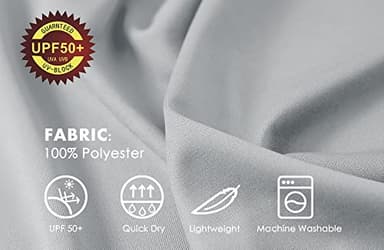 Willit Men's Rashguard Swim Shirt Short Sleeve UPF 50+ Sun Protection Shirt SPF Quick Dry Water Shirt Gray XL - Image 4