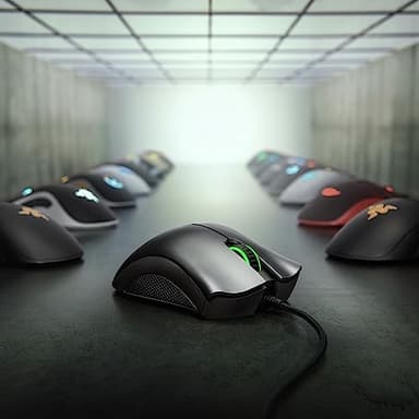 Razer DeathAdder Essential Gaming Mouse: 6400 DPI Optical Sensor - 5 Programmable Buttons - Mechanical Switches - Rubber Side Grips - Classic Black - Image 6