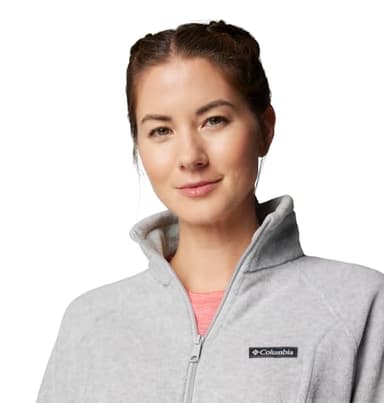 Columbia Womens Benton Springs Full Zip Fleece Jacket, Cirrus Grey Heather, 3X - Image 2