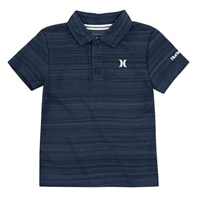 Hurley boys H20-dri Polo T Shirt, Obsidian Heather, Medium US - Image 1