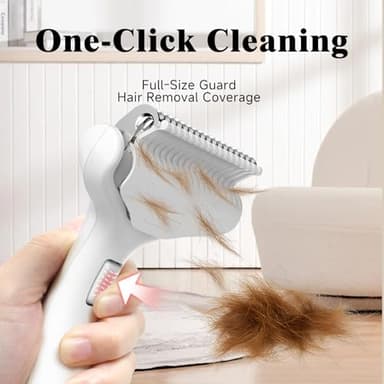 3-in-1 Pet Steam Brush Set for Dogs & Cats, Grooming Comb with Spray, Defur Tool, Water-Assisted Hair Removal, Spritz Brush, Multi-Purpose Kit, Undercoat Rake, Deshedding Brushes, Dematting Brush. - Image 8