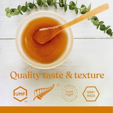 100% Pure New Zealand Manuka Honey, Certified UMF 25+ (MGO 1197+) Raw Manuka Honey, 8.8 Oz (250g) - Image 6