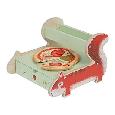 Manhattan Toy Nutty Squirrel Pizzeria Toddler & Kids Pretend Play Cooking Toy Set - Image 2