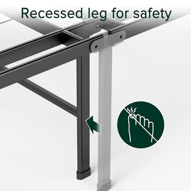 ZINUS SmartBase Heavy Duty Mattress Foundation, 16 Inch Metal Platform Bed Frame, No Box Spring Needed, Sturdy Steel Frame, Underbed Storage, Full - Image 6