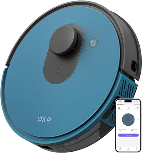 OKP Robot Vacuum L1 – 4000Pa Ultra Suction, LiDAR Mapping, Self-Cleaning Brush, WiFi/App/Alexa Control, 52dB Quiet, Ideal for Pet Hair, Carpets & Hard Floors - Image 1