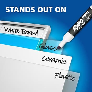 EXPO Dry Erase Markers, Low Odor Ink, Assorted Fashion Colors, Chisel Tip, 40 Count - Image 4