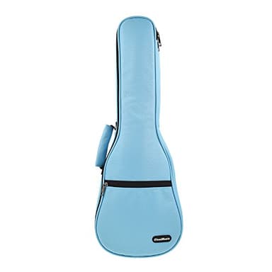 CLOUDMUSIC Ukulele Case Gig Bag Padded Backpack For Soprano 21" Inch(Soprano, Sky Blue) - Image 2