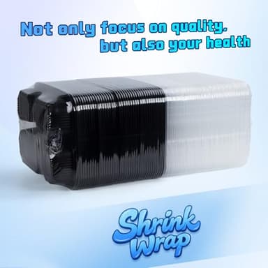 YANGRUI Meal Prep Container with Lid 40 Pack 34 oz - Reusable 4 Compartment Quad Seal Leak Defense Food Containers | BPA Free Flexible PP Plastic | Shrink Wrap Microwave & Dishwasher Safe Takeout Box - Image 2