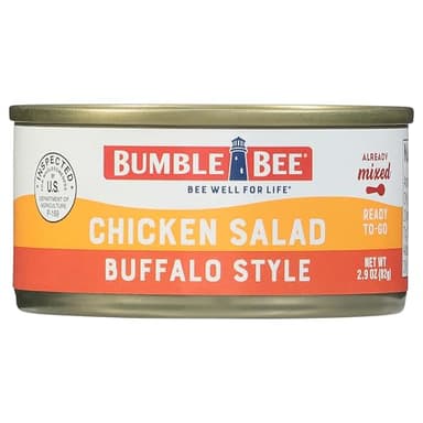 Bumble Bee Snack On The Run Buffalo Chicken Salad with Crackers Kit, 3.5 oz (Pack of 12) - Ready to Eat, Spoon Included - Shelf Stable & Convenient Protein Snack - Image 7