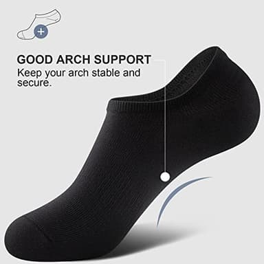 wernies No Show Men Socks, Low Cut Ankle Sock, Men Short Socks Casual Cotton Socks Size 11-13 - Image 2