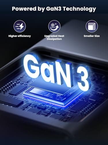 160W Fast USB Charger for Multiple Devices, 6-in-1 Charging Station with USB-C & USB-A Ports, 65W Type-C Fast Charging Port for Laptops, Compatiable with MacBook, iPad, iPhone, Samsung - Image 6