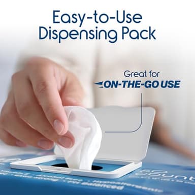 Inspire Adult Wet Wipes, Wash Cloths | Adult Wipes for Incontinence & Cleansing for Elderly, 8"x12" Count 12 packs of 50 - Image 4