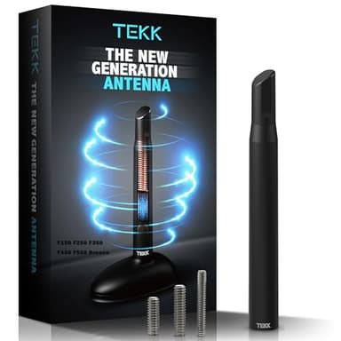 Tekk Short Antenna Compatible with Ford F150 / F250 / F350 / F450 / F550 / Bronco/Designed for Optimized FM/AM Reception / 4.8 Inches - Image 1