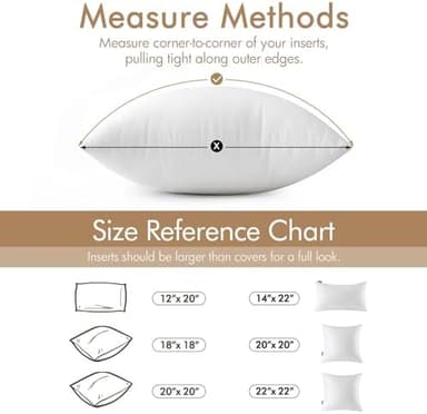 MIULEE 18x18 Inches Pillow Inserts Pack of 2, Decorative Throw Pillow Inserts for Couch - Image 6