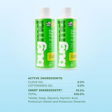BugMD Pest Control Essential Oil Concentrate (3.7 oz, 2 Pack) - Plant Powered Bug Spray Quick Kills Flies, Ants, Roaches, Mosquitoes, and More - Image 7