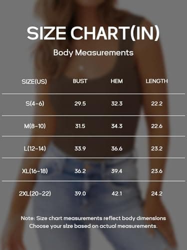 PINKMSTYLE Basic Square Neck Tank Tops for Women Sleeveless Double Lined Tops Summer Outfits White Small - Image 6