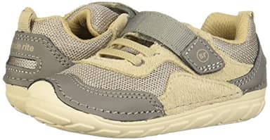 Stride Rite baby boys Sm Rhett Sneaker, Tan, 3 Infant US - Image 7