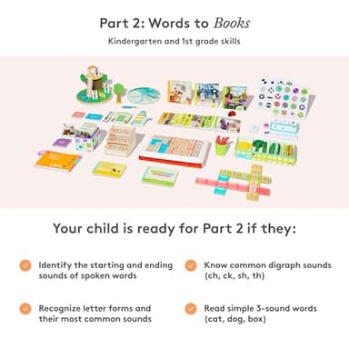Lovevery Reading Skill Set, Learn to Read for Kindergarten and 1st Grade, Fun Phonics Games and Books, Part 2 - Image 3
