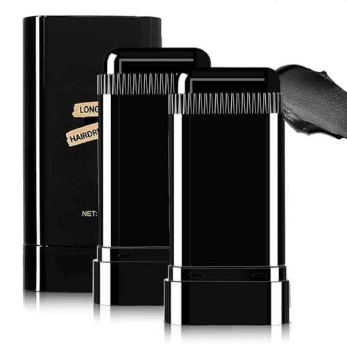 2Pack Safe and Convenient Comb Hair Dye, Portable Hair Dye Comb For Gray Hair Coverage, Waterproof and Sweat-Proof, 2 in 1 Instant Dye, for Women & Men(BLACK) - Image 1