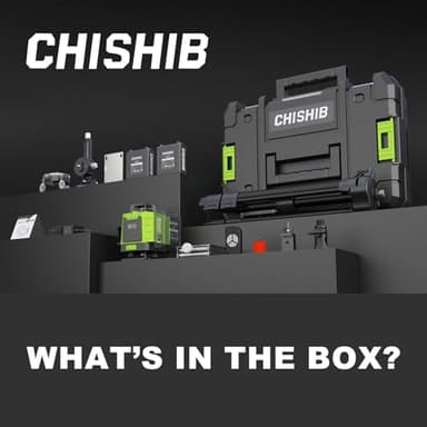 16 Lines Green Laser Level Kit -4x360° 4D Self-Leveling Cross Line Laser Level, Rotary Base and Accessories for Construction, Home Improvement and Picture Hanging,Portable Hard Carry Case Included… - Image 9