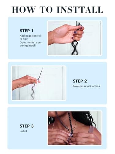 Human Braiding Hair for Boho Braids 150g 18 Inch Ombre Highlight Curly Boho Hair for Braiding Knotless 12A Deep Wave Bulk Bohemian 3 Bundles/Pack Color P4/27 - Image 5